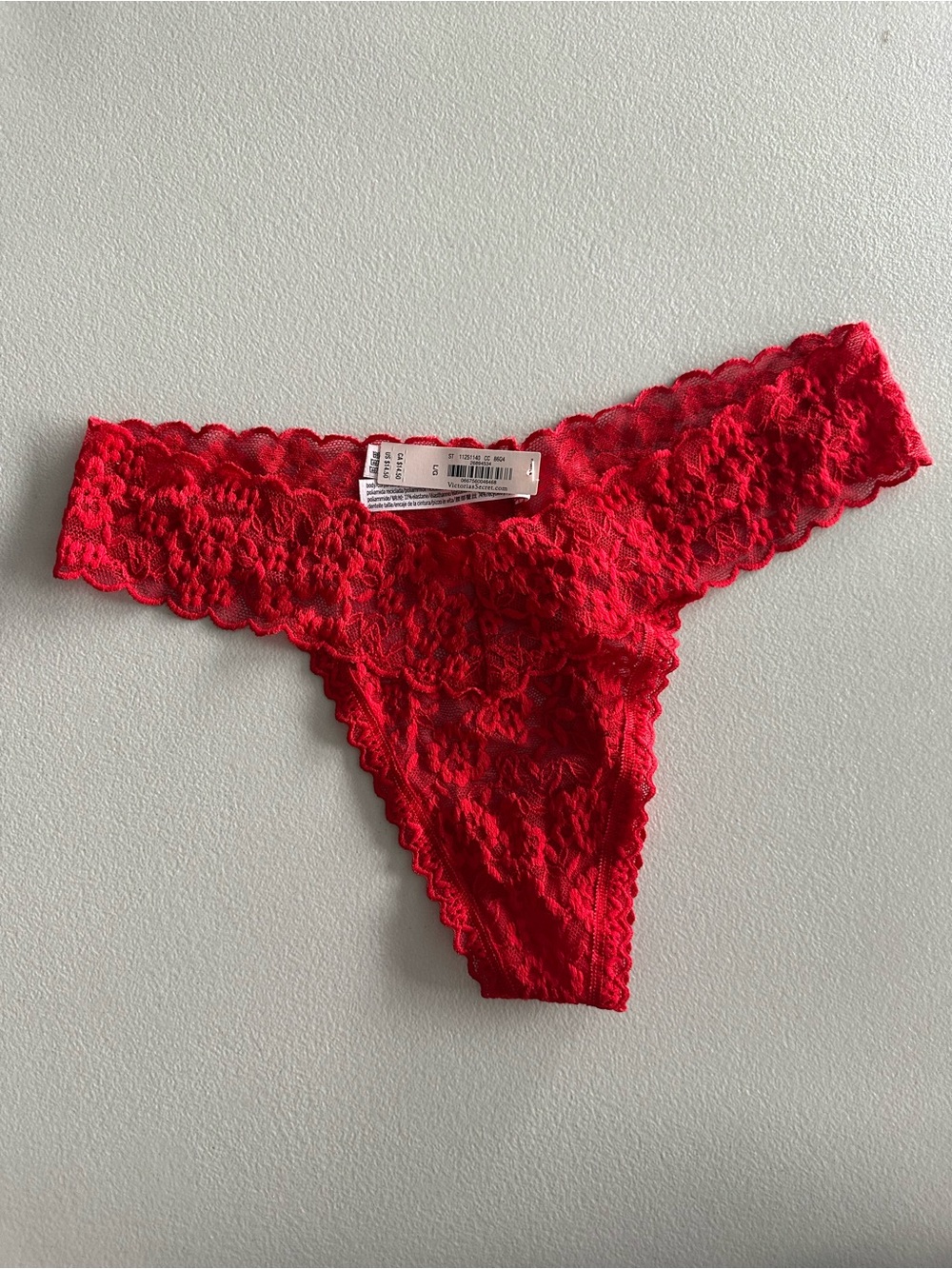 Victoria’s secret Red Lace Thong